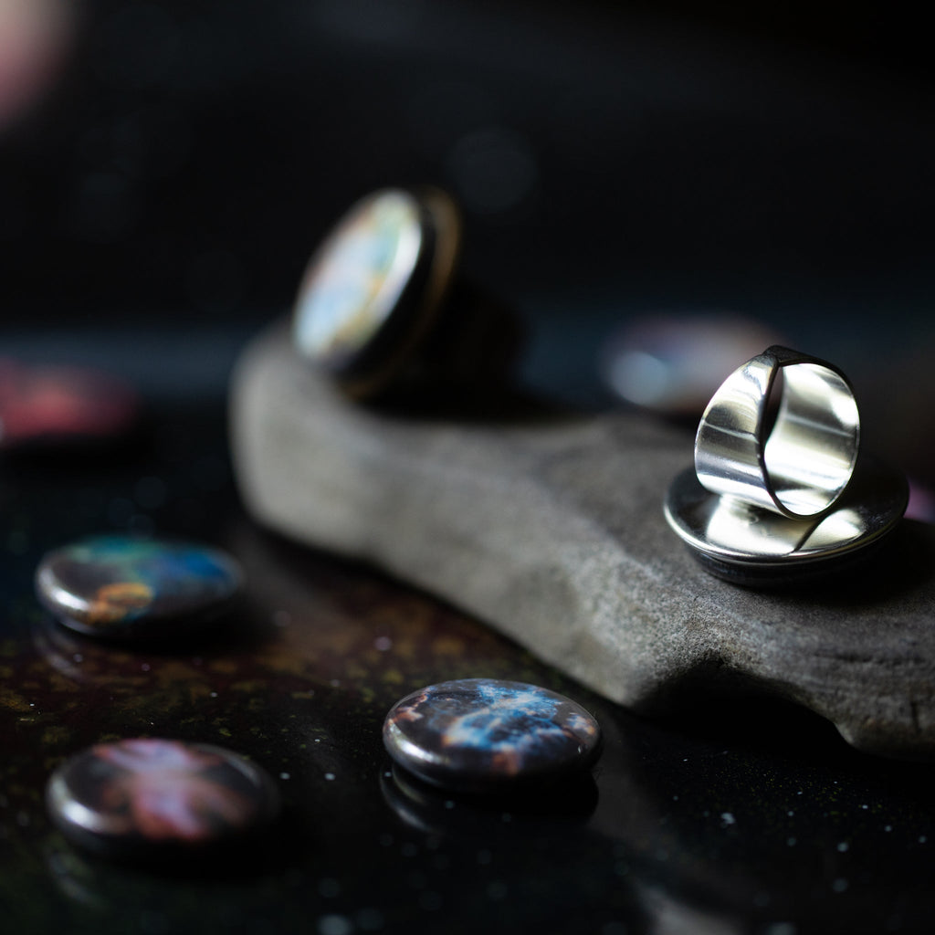 Interchangeable Nebula Ring | Ring | Wiccan Center