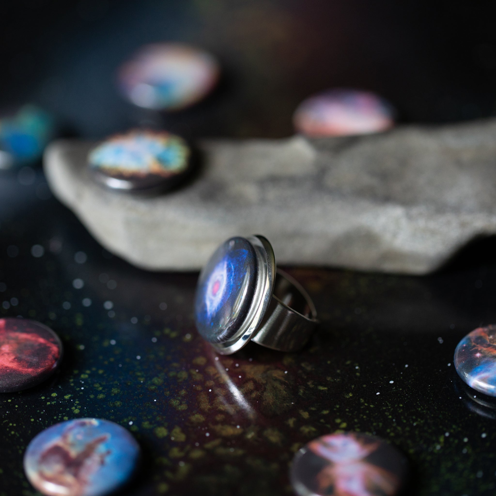 Interchangeable Nebula Ring | Ring | Wiccan Center