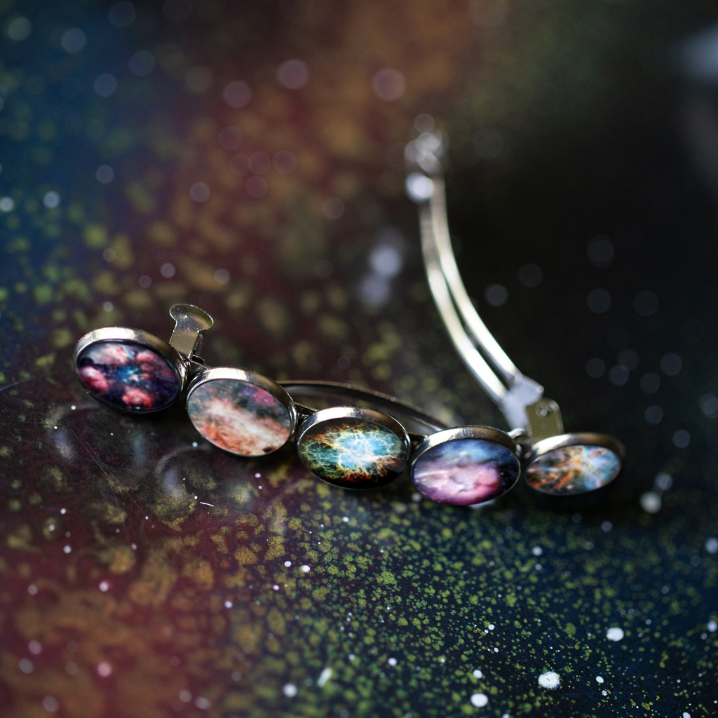 Nebula Rainbow Hair Clip Barrette | Hair Accessories | Wiccan Center