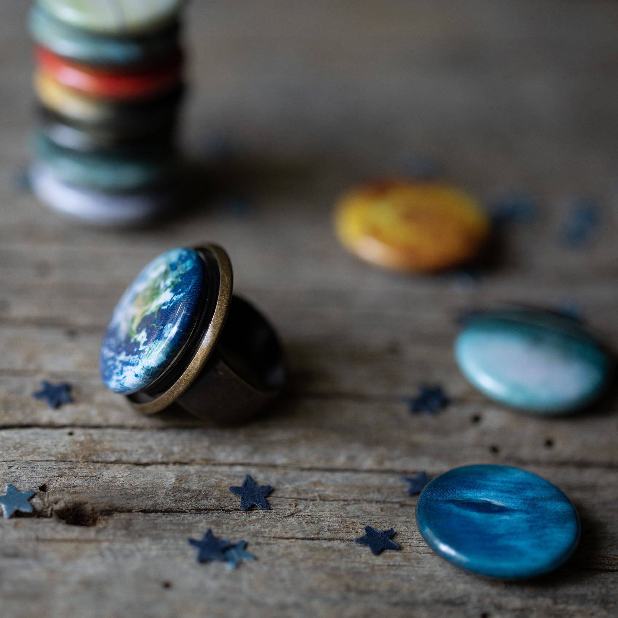 Interchangeable Solar System Ring | Ring | Wiccan Center