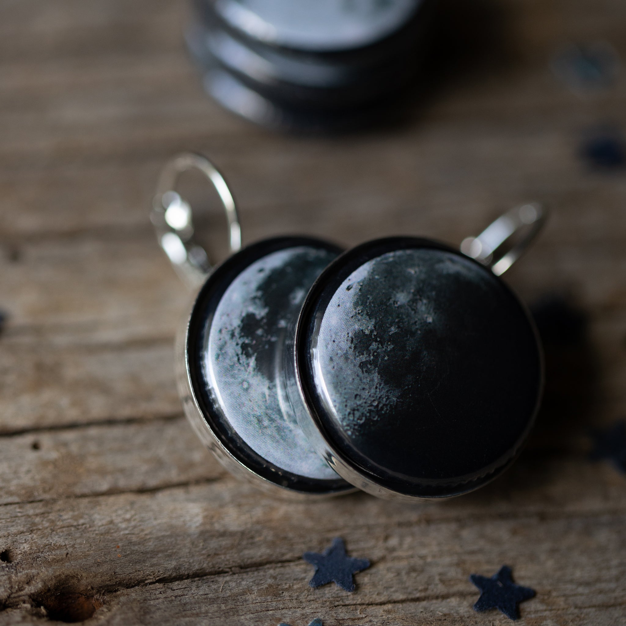 Interchangeable Moon Phase Earrings | Earrings | Wiccan Center