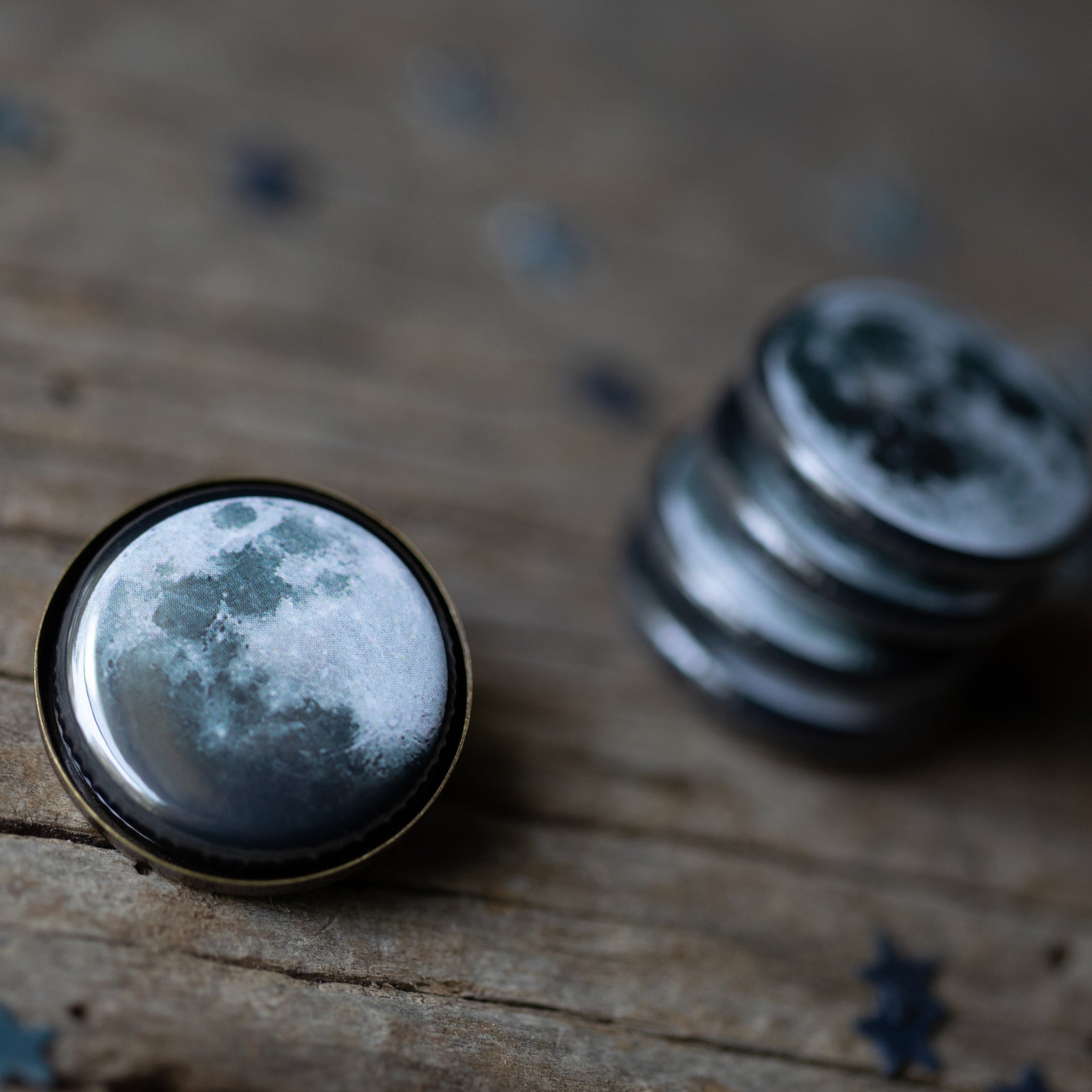 Interchangeable Moon Phase Lapel Pin | Boutonniere / Pin | Wiccan Center
