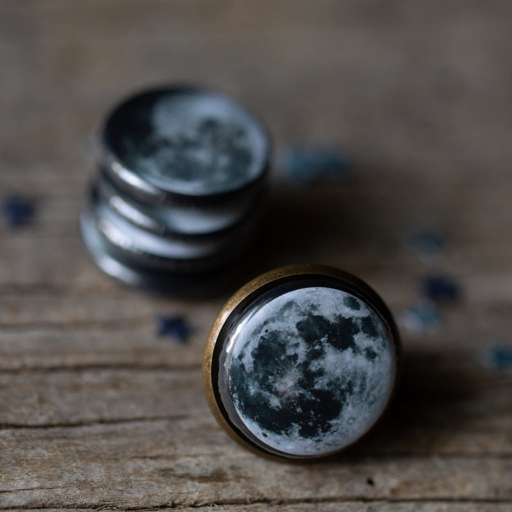 Interchangeable Moon Phase Ring | Ring | Wiccan Center
