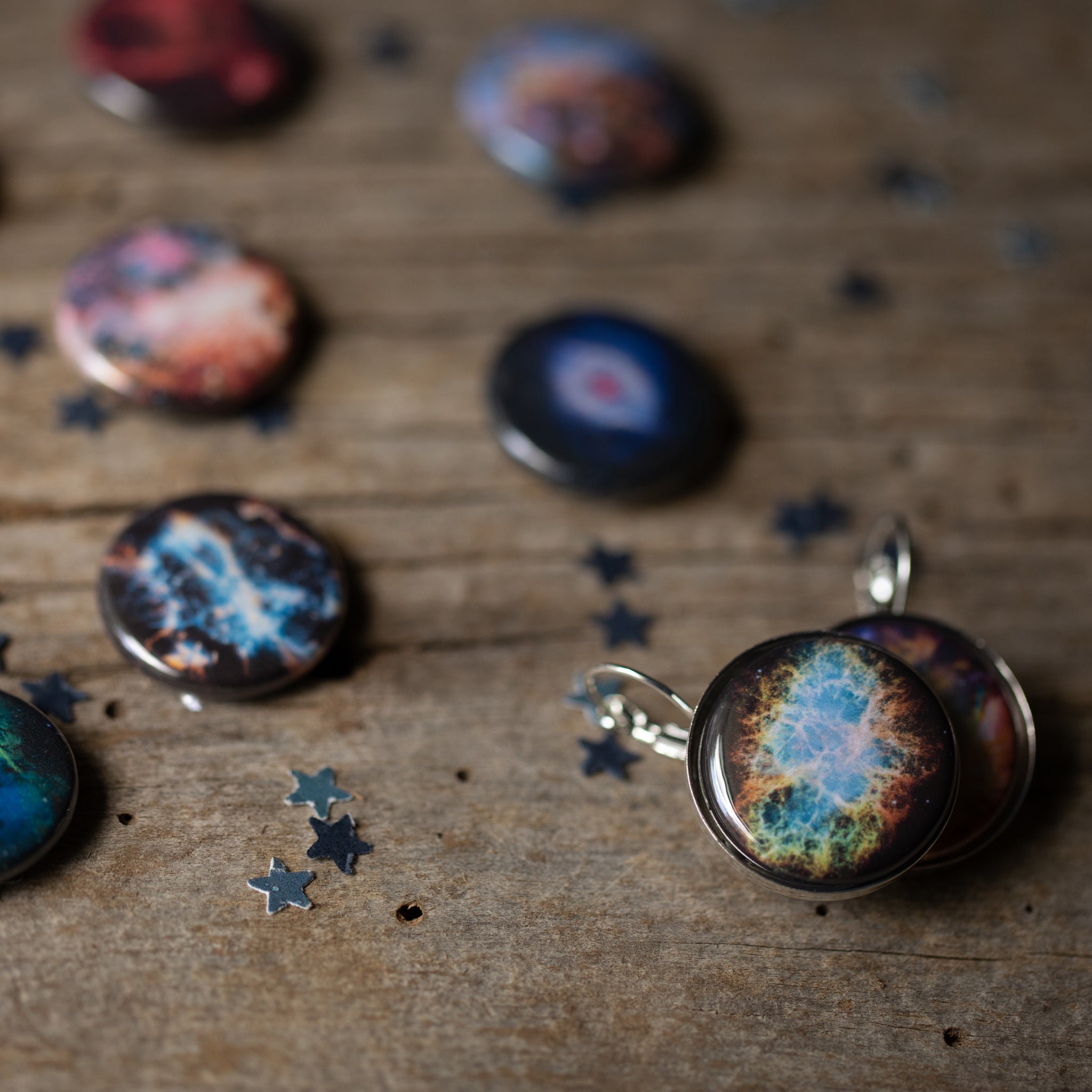 Interchangeable Nebula Earrings | Earrings | Wiccan Center