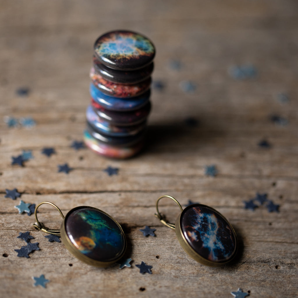 Interchangeable Nebula Earrings | Earrings | Wiccan Center