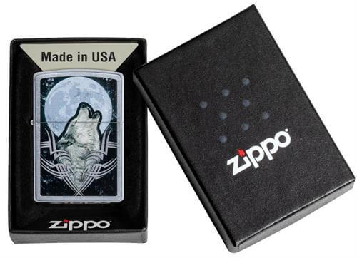 Howling Wolf Zippo Lighter