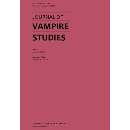 Journal of Vampire Studies: Vol. 2, No. 2 (2022) - Paperback | Books | Wiccan Center