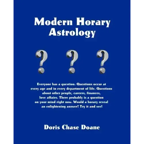 Modern Horary Astrology