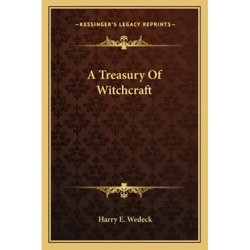 A Treasury of Witchcraft - Paperback | Books | Wiccan Center