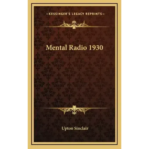 Mental Radio 1930 - Hardcover | Books | Wiccan Center