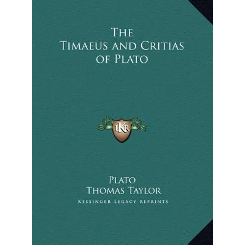 The Timaeus and Critias of Plato - Hardcover | Books | Wiccan Center