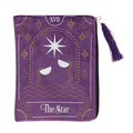 The Star Purple Velvet Zippered Tarot Card Bag | Tarot Bags | Wiccan Center