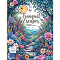 Nature-Themed Adult Coloring Book Tranquil Escapes: Relax and Unwind with Mindfulness adult coloring pages - Inspired by Nature Scenes and Meditative - Paperback