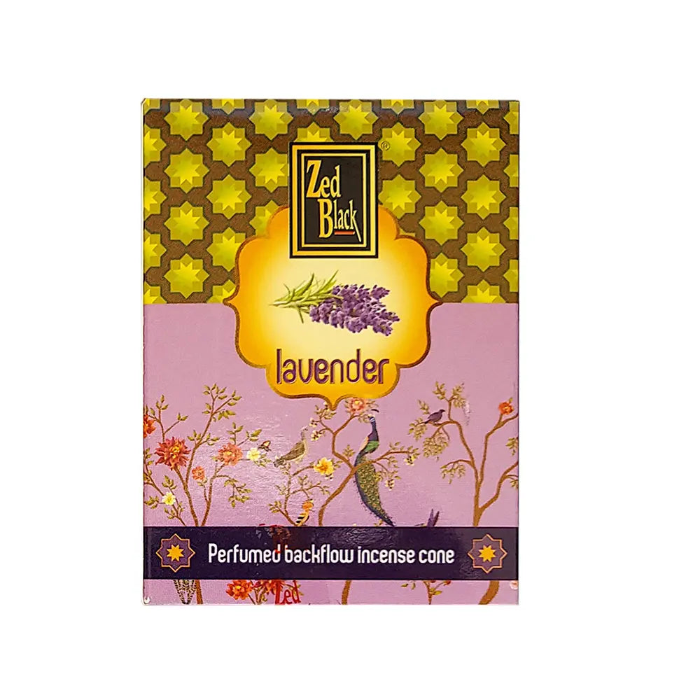 Zed Black Lavender Dhoop Backflow Cones | Incense | Wiccan Center