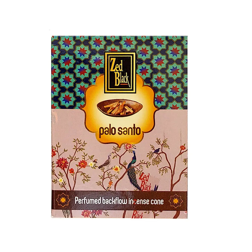 Zed Black Palo Santo Dhoop Backflow Cones | Incense | Wiccan Center