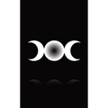 3 Moons Waxing, Waning, and Full Diary, Journal, and/or Notebook: Perfect for Fans of Astrology, Dark Magic, Fantasy, Mindfulness, Occult, Pilates, Wi - Hardcover | Books | Wiccan Center