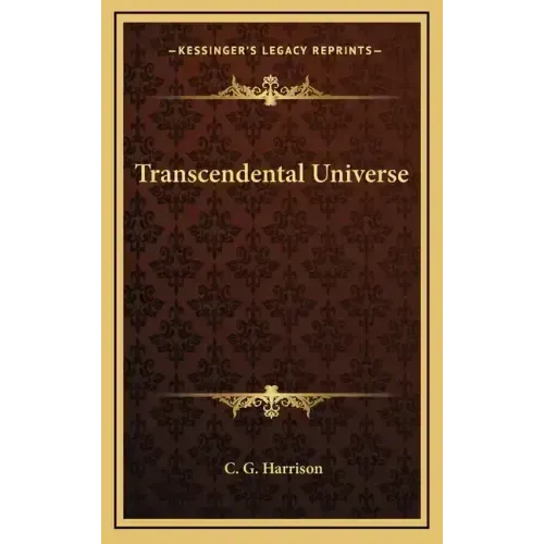 Transcendental Universe - Hardcover | Books | Wiccan Center