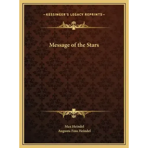 Message of the Stars - Hardcover