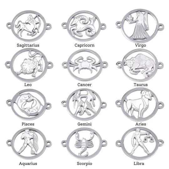 Zodiac Bracelets with Adjustable Chain | | Wiccan Center