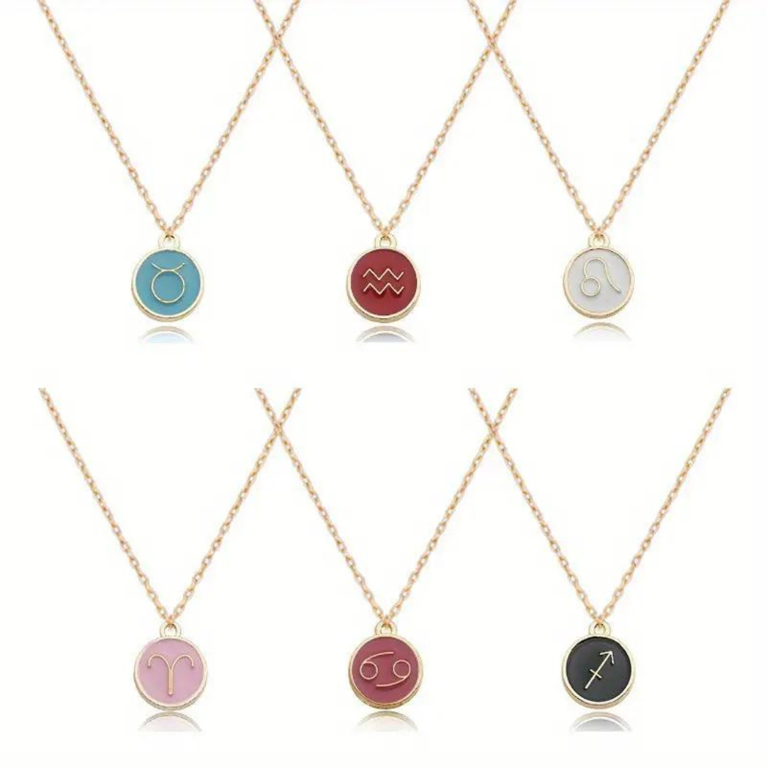 Zodiac Necklaces - Colorful | | Wiccan Center