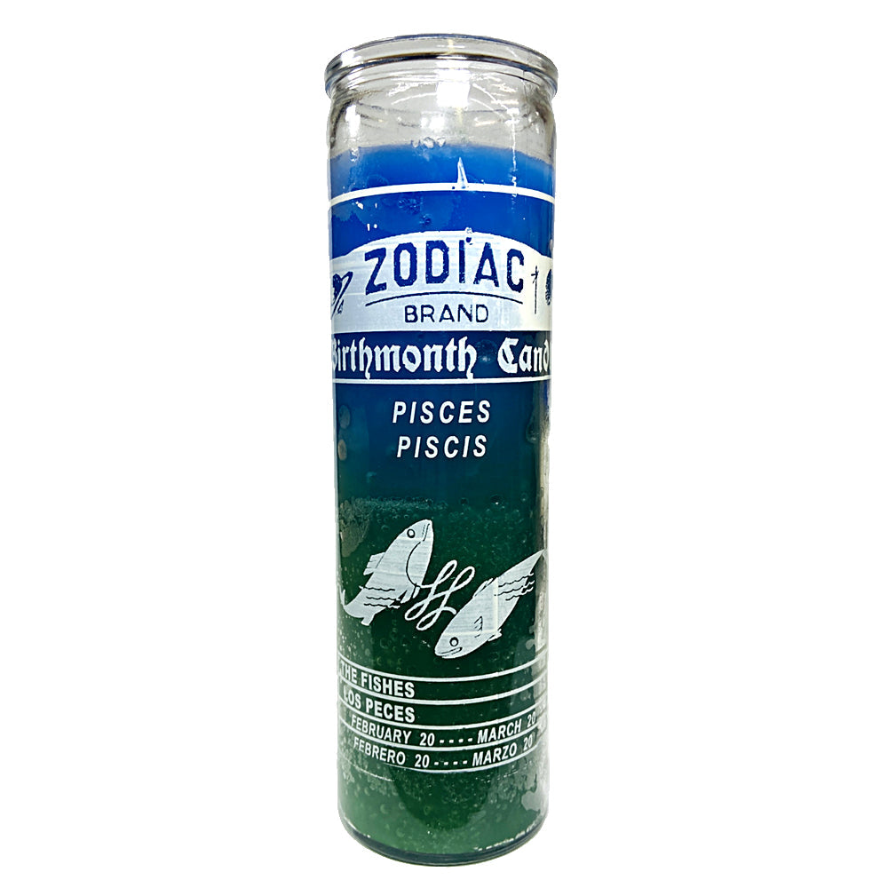 Zodiac Pisces 7 Day Candle | Candle | Wiccan Center