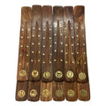 Zodiac Sign Wood Ash Catchers | Incense Holder | Wiccan Center