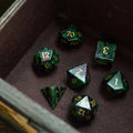 Zoisite Polyhedral Gemstone DND Dice Set | Gemstone Dice | Wiccan Center