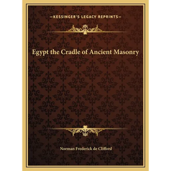 Egypt the Cradle of Ancient Masonry - Hardcover | Books | Wiccan Center