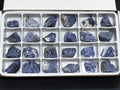 Blue Sodalite Rough Raw Stones (24 Pcs) Boxed Flat | Home & Living > Home Decor > Home Accents > Rocks & Geodes | Wiccan Center