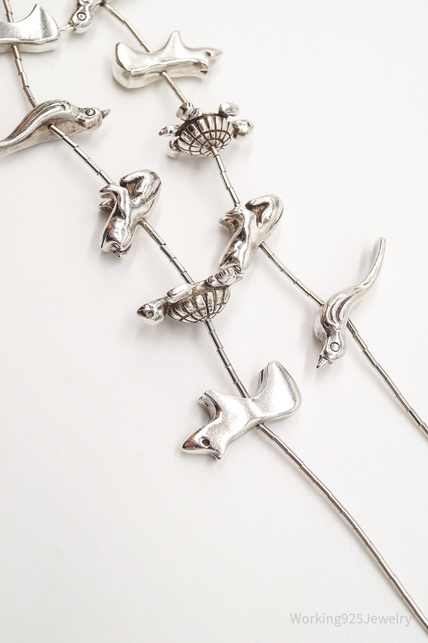 Vintage Native American Zuni Animal Fetish Silver Necklace | Jewelry > Necklaces > Pendants | Wiccan Center