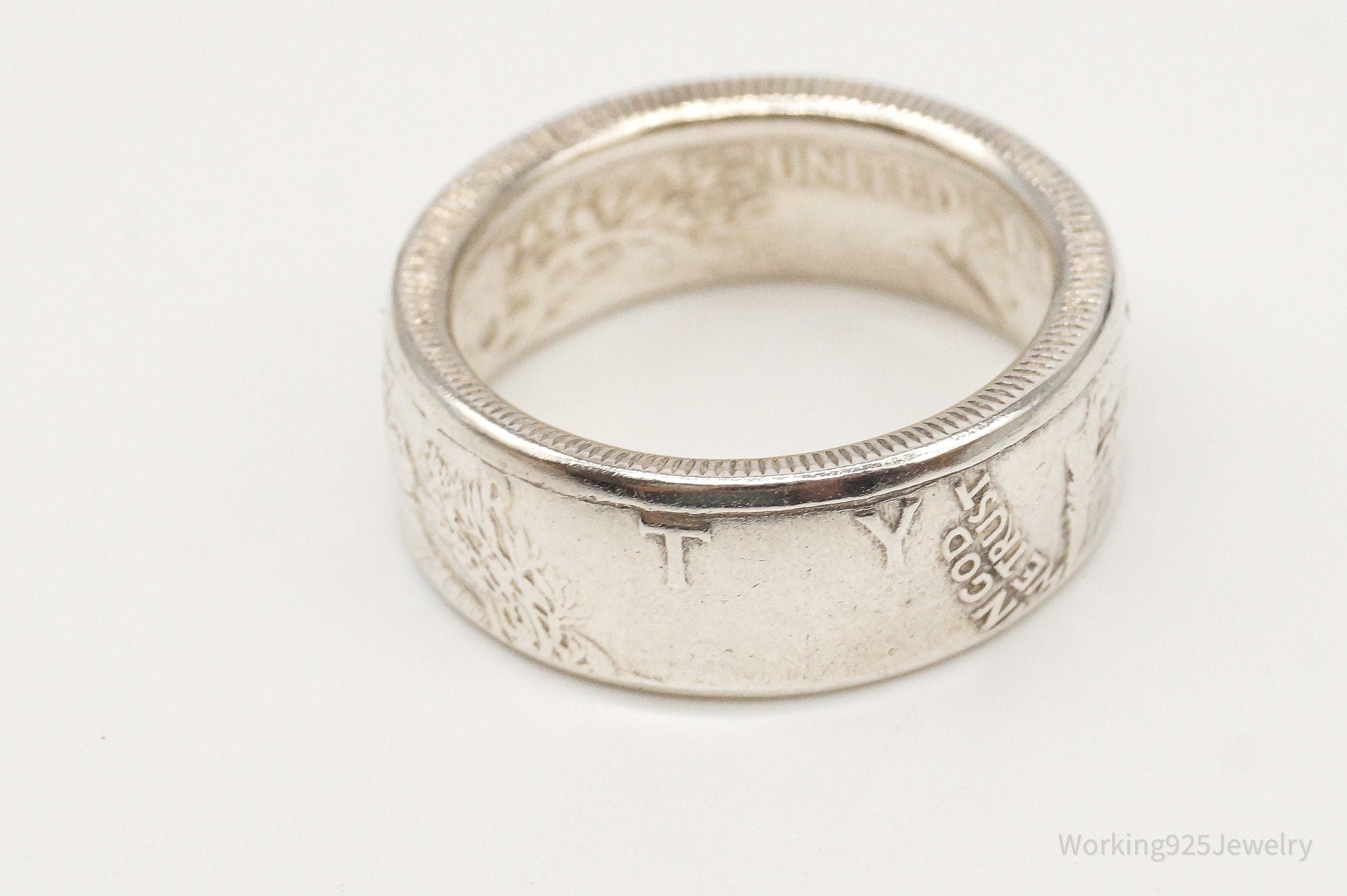 Vintage 1942 Half Dollar Silver Ring - Size 9 | Jewelry > Rings | Wiccan Center