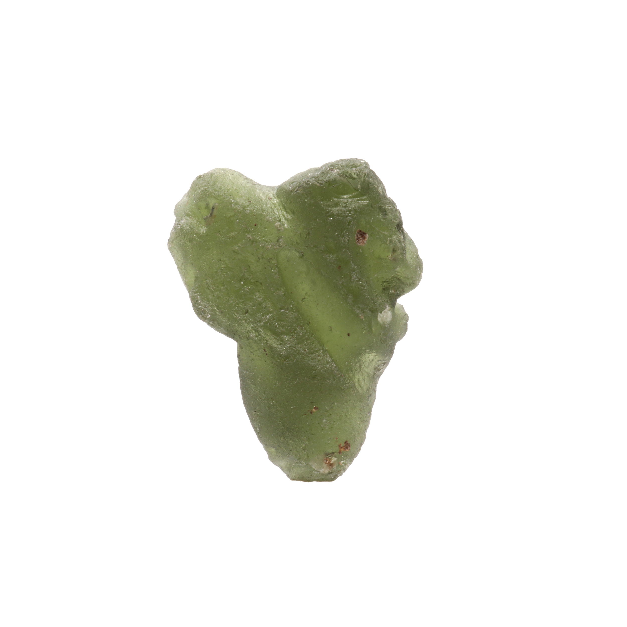 Moldavite Tektite Raw Nugget -Sea Glass Texture in Gel Case | Crystals & Minerals > Specimens | Wiccan Center
