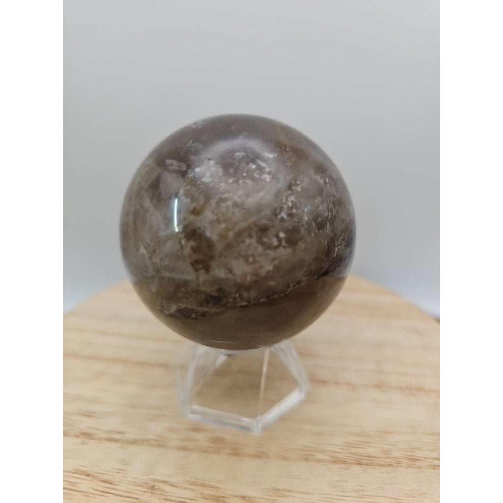 Smoky quartz sphere 60mm 260grams