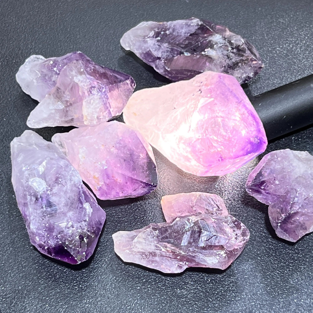 Large Purple Amethyst Crystal Points Rough Raw Gemstone Decor Supply | Home & Living > Home Decor > Home Accents > Rocks & Geodes | Wiccan Center