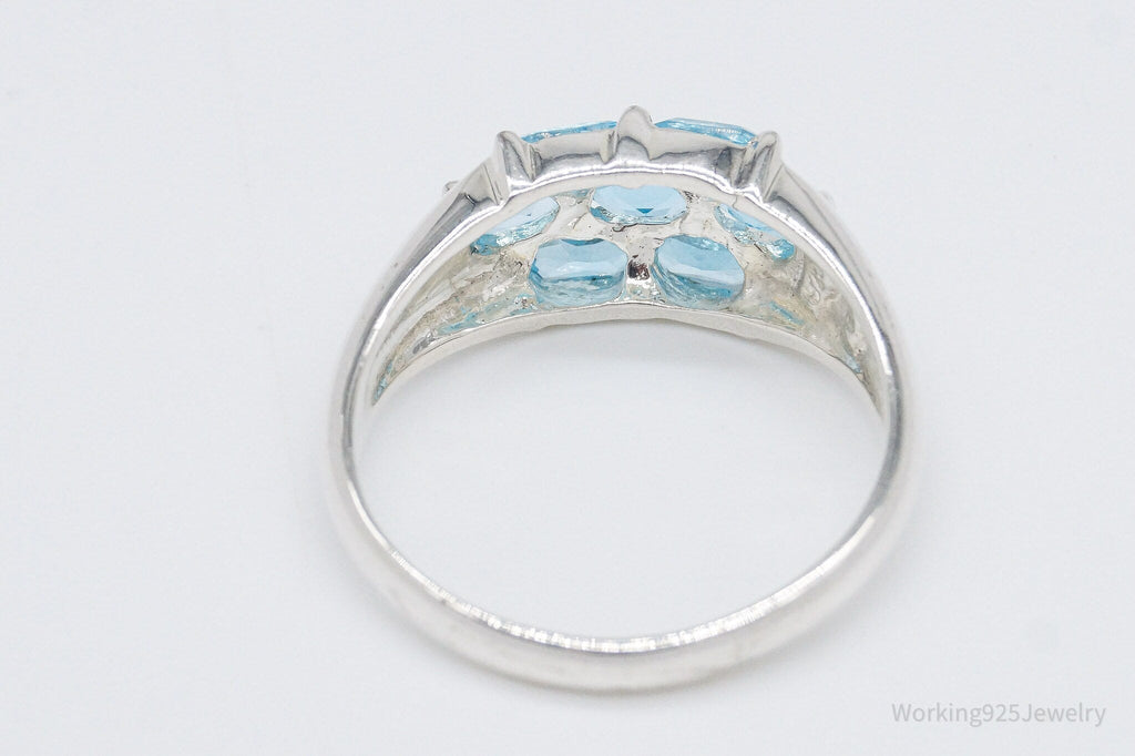 Vintage Blue Topaz Sterling Silver Ring - Size 10 | Jewelry > Rings | Wiccan Center