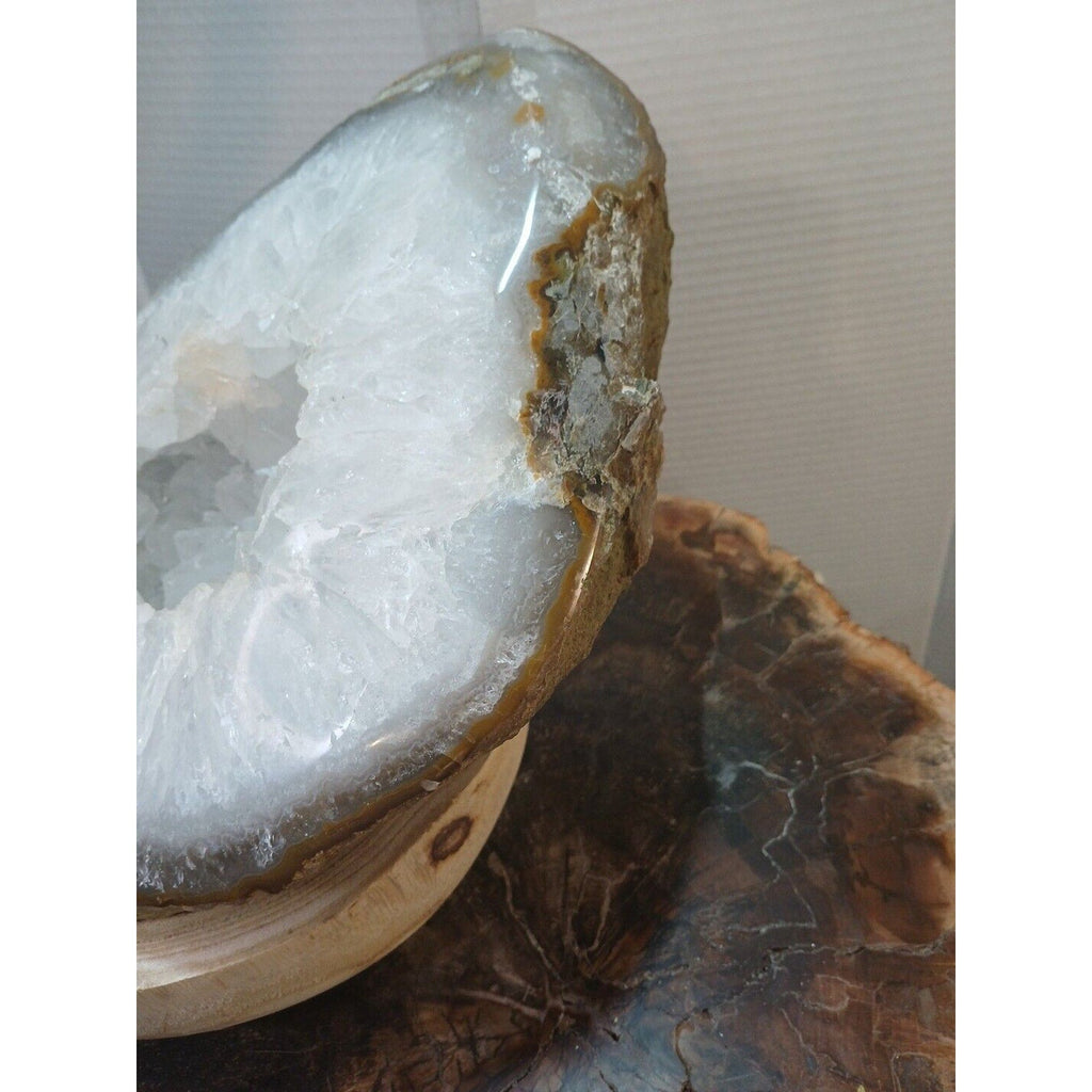 Large Natural Madagascar Agate Geode — 19.3 lbs, Museum-Quality Quartz Specimen | CrystalCloud Company | Geodes & Clusters | Wiccan Center