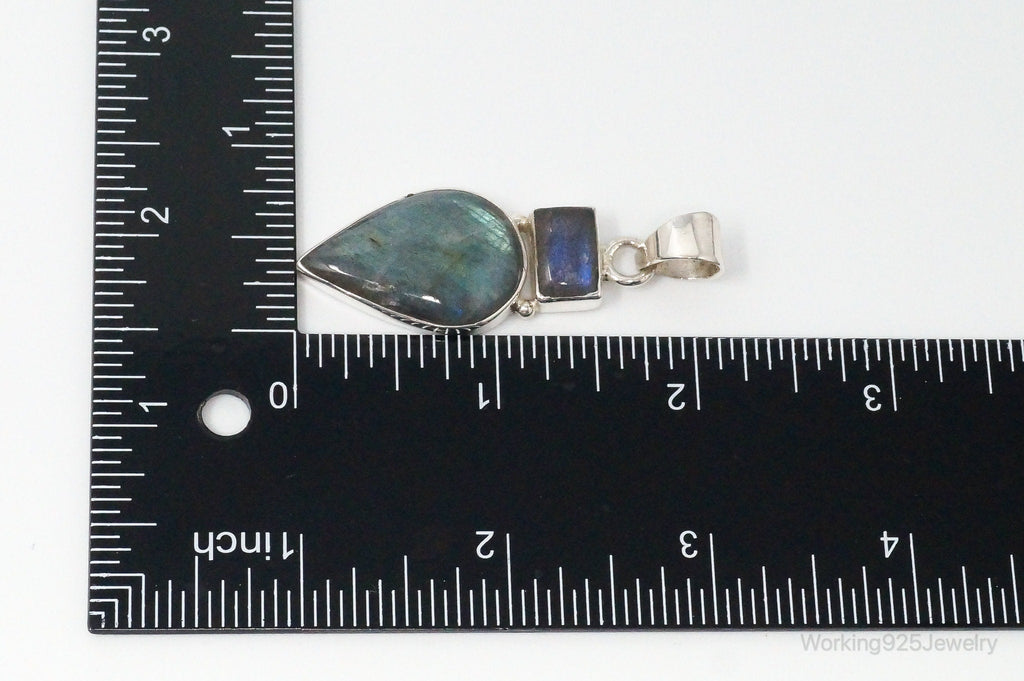 Large Designer Supreme Jewelers Labradorite Sterling Silver Pendant | Jewelry > Necklaces > Pendants | Wiccan Center