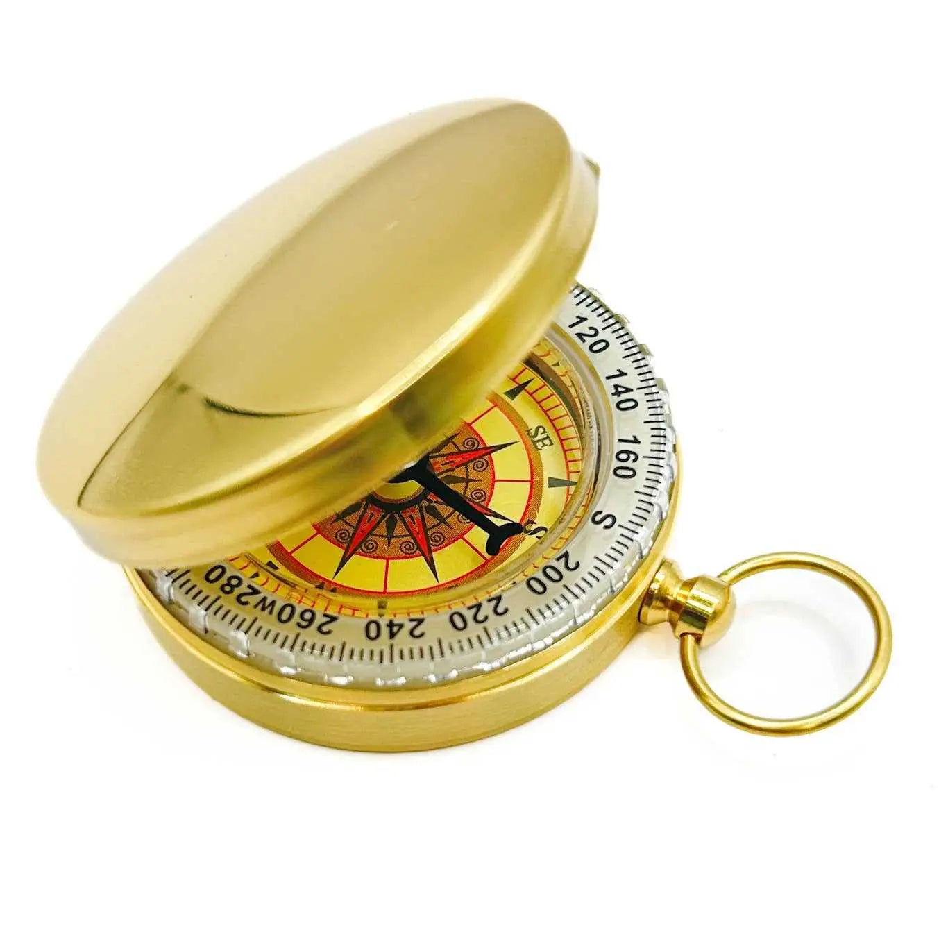 Gold Compass in Gift Box | Jewelry | Wiccan Center
