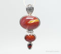 Vintage Designer AF Mookaite Jasper Carnelian Garnet Sterling Silver Pendant | Jewelry > Necklaces > Pendants | Wiccan Center