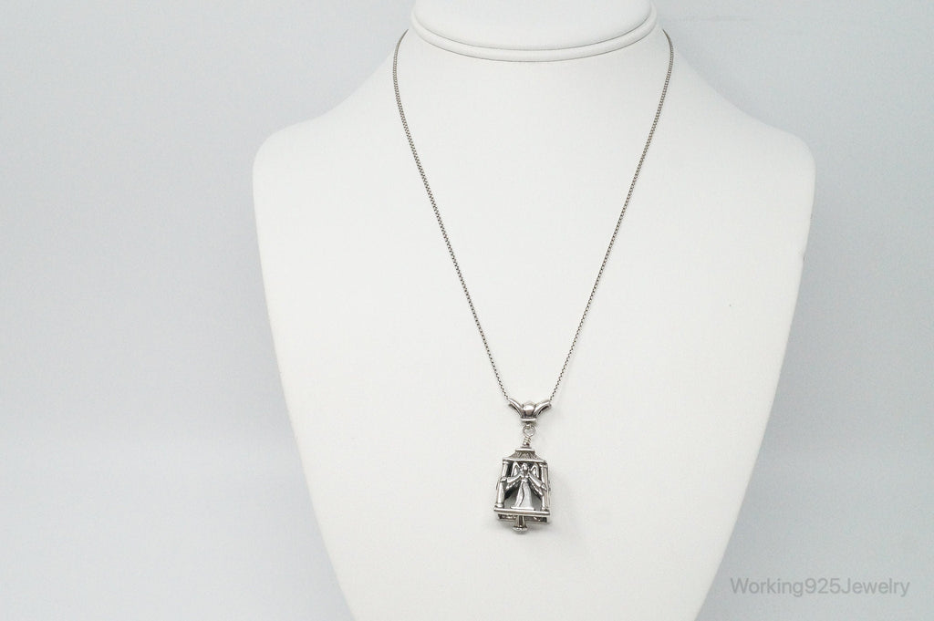 Four Sided Angel Bell Sterling Silver Necklace | Jewelry > Necklaces > Pendants | Wiccan Center