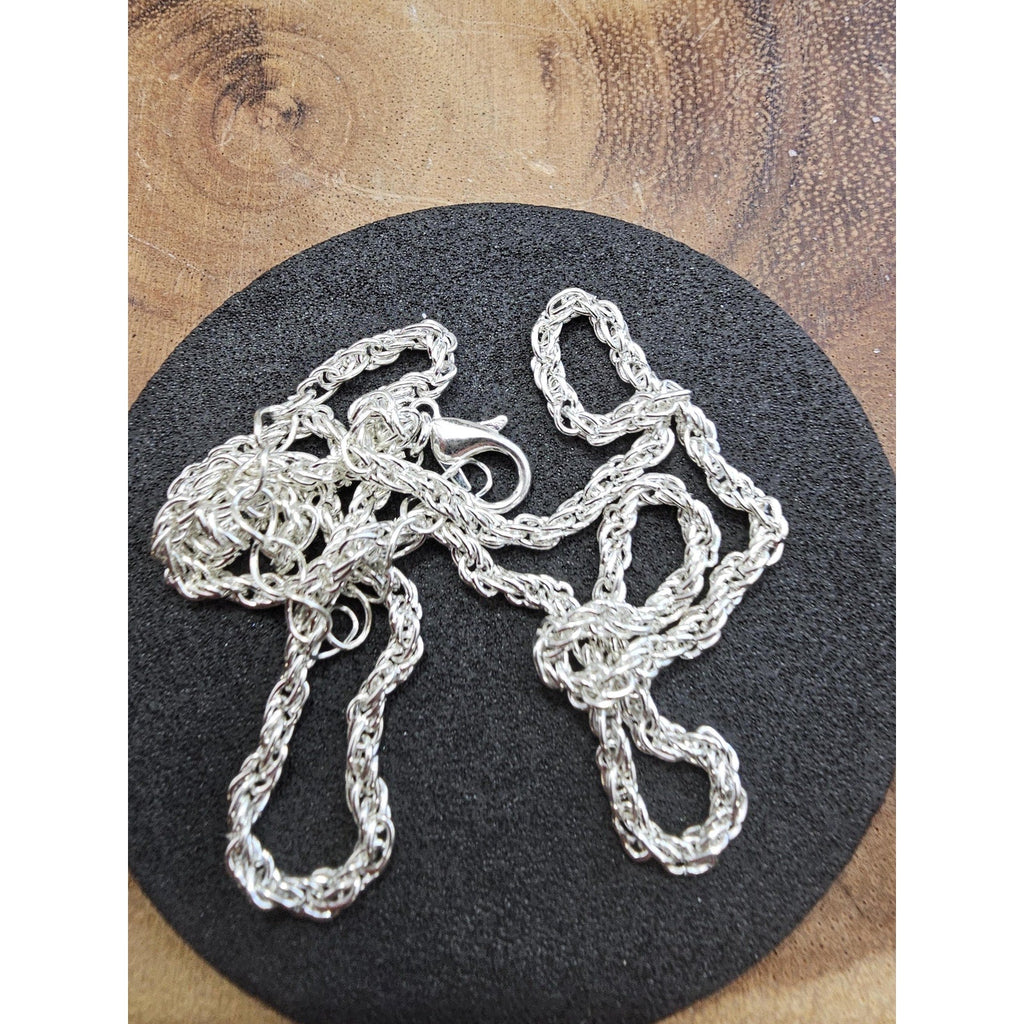 Howlite Turquoise Pendant w/16in 925 silver chain