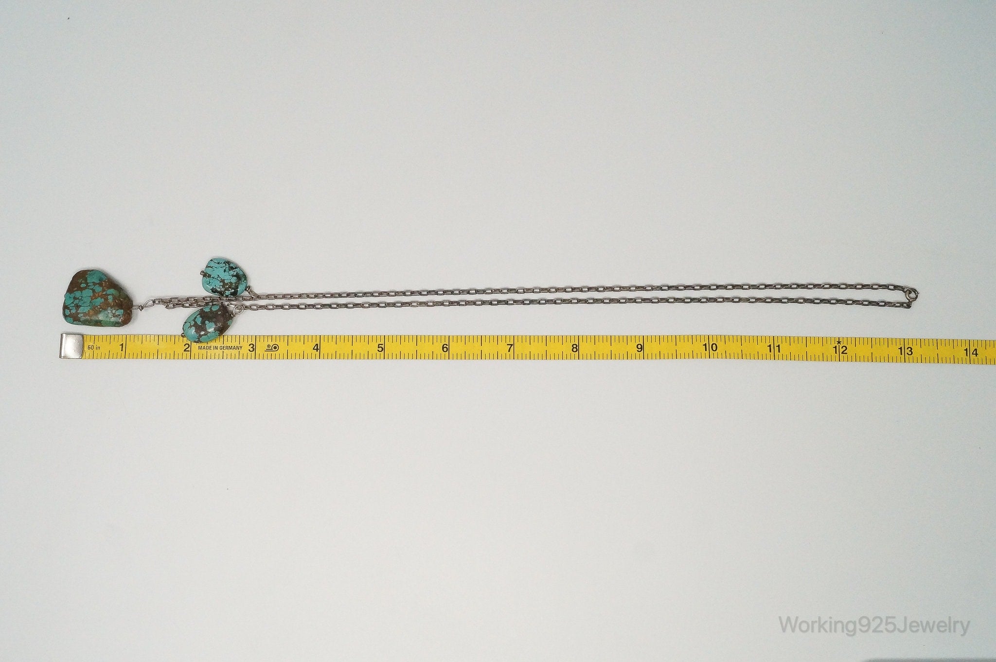 Vintage Native American Unsigned Turquoise Sterling Silver Necklace | Jewelry > Necklaces > Pendants | Wiccan Center