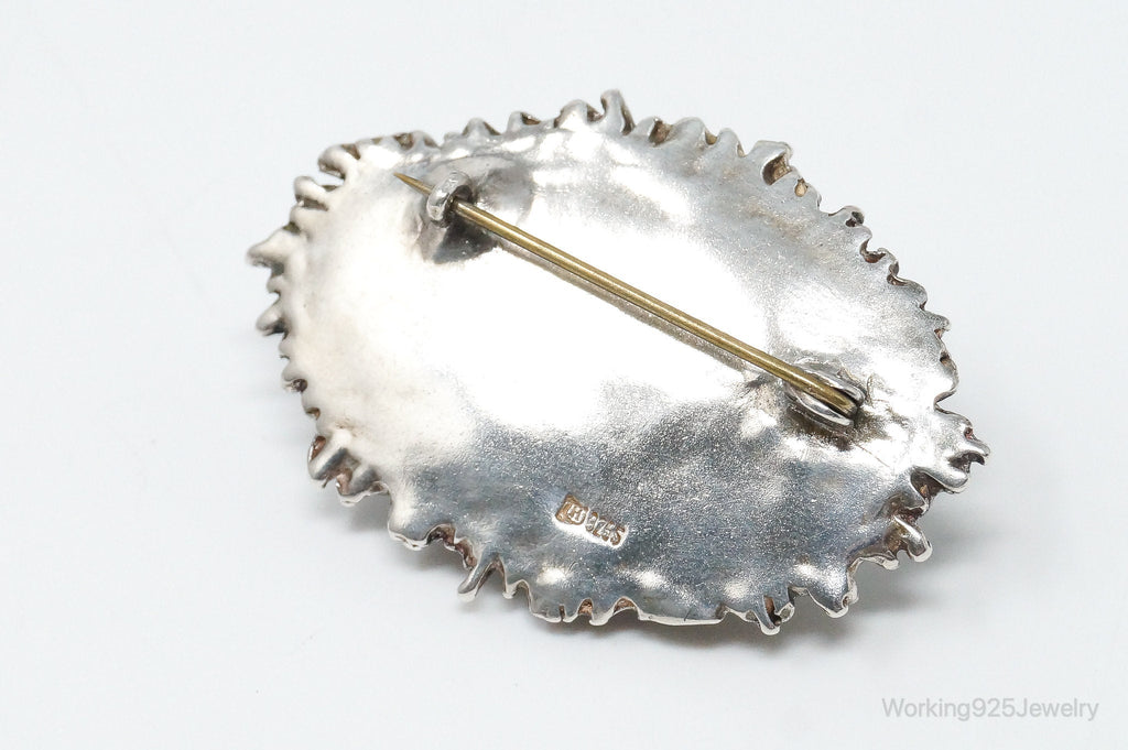 Rare Vintage Astrid Holthe Pearl Sterling Silver Brooch Pin | Jewelry > Brooches, Pins & Clips | Wiccan Center
