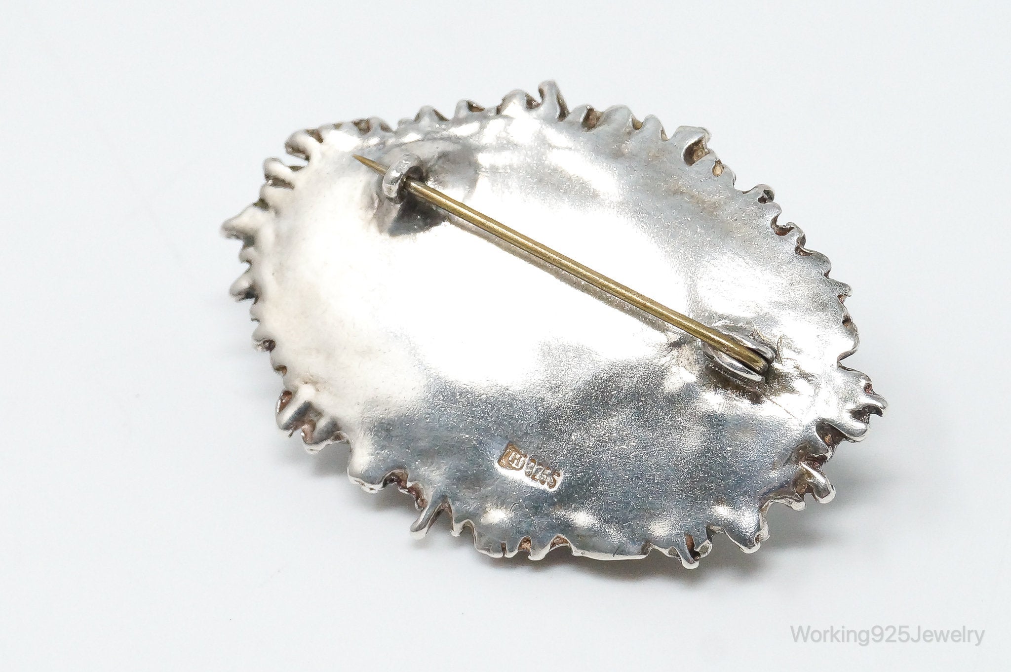 Rare Vintage Astrid Holthe Pearl Sterling Silver Brooch Pin | Jewelry > Brooches, Pins & Clips | Wiccan Center