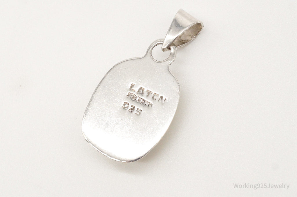 Vintage Mexico Laton Brass Sterling Silver Pendant | Jewelry > Necklaces > Pendants | Wiccan Center