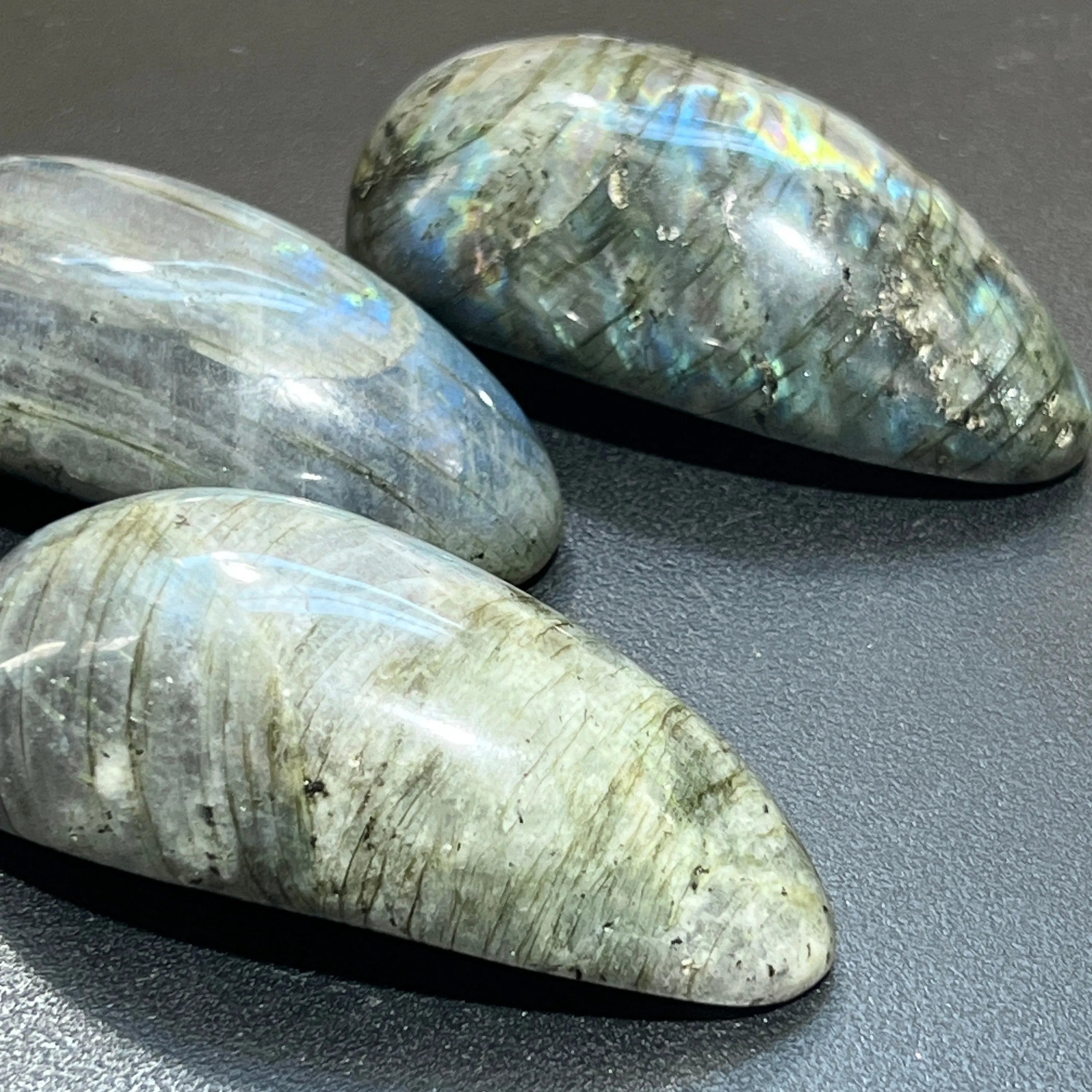 Labradorite Massage Stone Tool Polished Gemstone Carving | Home & Living > Home Decor > Home Accents > Rocks & Geodes | Wiccan Center