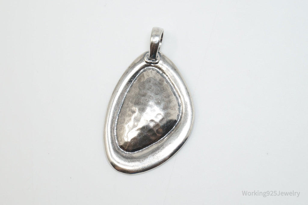 Large Retired Silpada Hammered Sterling Silver Necklace Pendant | Jewelry > Necklaces > Pendants | Wiccan Center