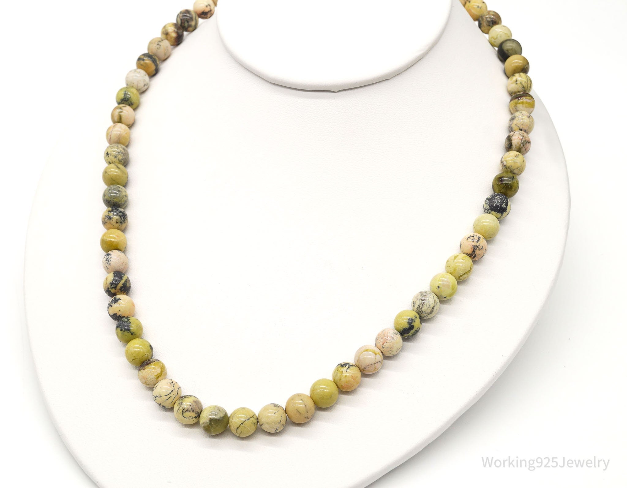 Vintage Designer LS Yellow Turquoise Bead Necklace | Jewelry > Necklaces | Wiccan Center