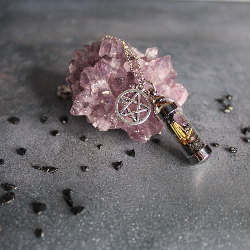 Protection Spell Jar Necklace