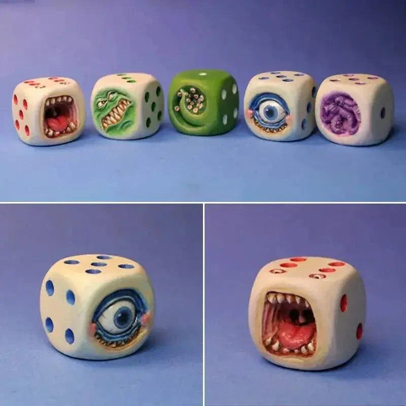 Resin Demon Monster Dice